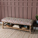 Arwen Rupert Cotton-Linen Storage Bench - 48cm