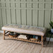 Come By Rupert Cotton-Linen Storage Bench - 48cm