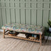 Cirsium Cotton-Linen Storage Bench in Damson - 48cm