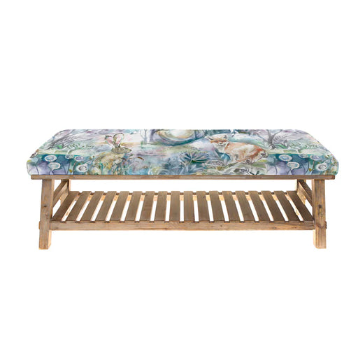 Fox and Hare Rupert Cotton-Linen Storage Bench - 48cm