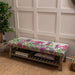 Fairytale Bristles Rupert Cotton-Linen Storage Bench - Damson - 48cm