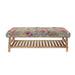 Primrose Rupert Cotton-Linen Bench - Haze - 48cm