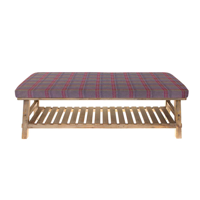 Tavistock Rupert Wool Storage Bench - Loganberry - 48cm