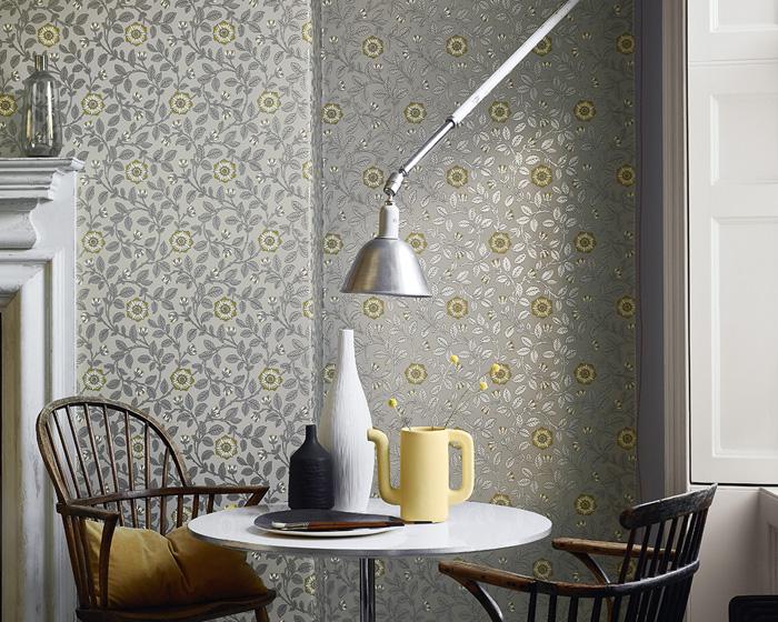 Little Greene Wallpaper - Richmond Green Revival Blue