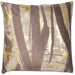 Malini Jaccin Taupe and Gold Polyester Cushion - 50x50cm