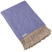 Selkirk Woven Throw, Plain, Purple, Violet