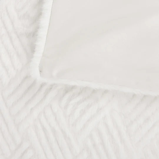 Sonnet Throw, Textured, White