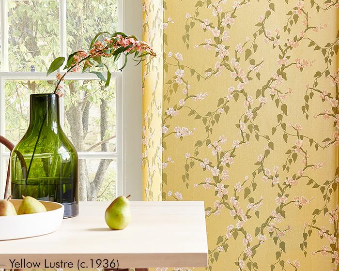 Little Greene Wallpaper - Sakura Aqua Lustre