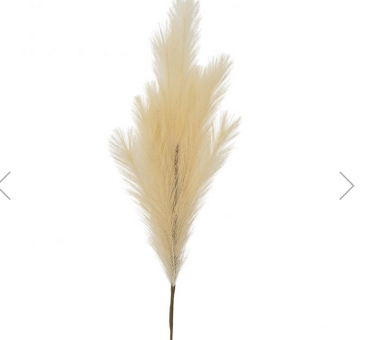 Artificial Feathered Spray Stem - Ivory