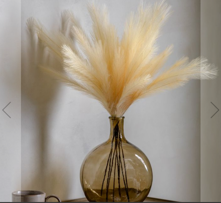 Artificial Feathered Spray Stem - Ivory