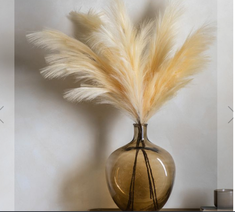 Artificial Ivory Feathered Stem