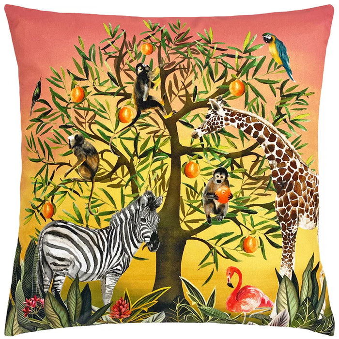 Waterproof Outdoor Cushion, Tree of Life Design, Multi