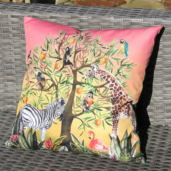 Waterproof Outdoor Cushion, Tree of Life Design, Multi