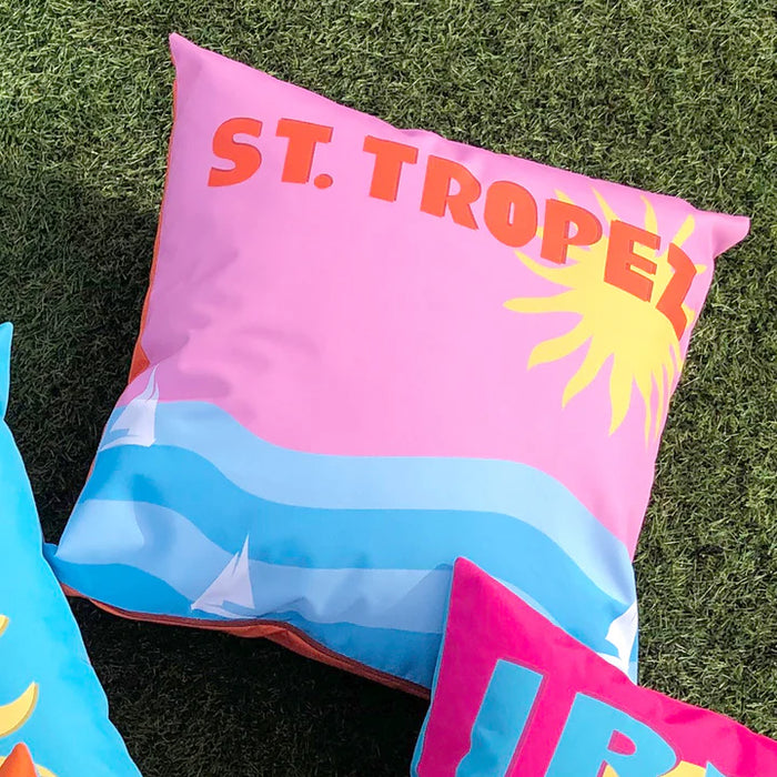 Waterproof Outdoor Cushion, Tropez Design, Multi