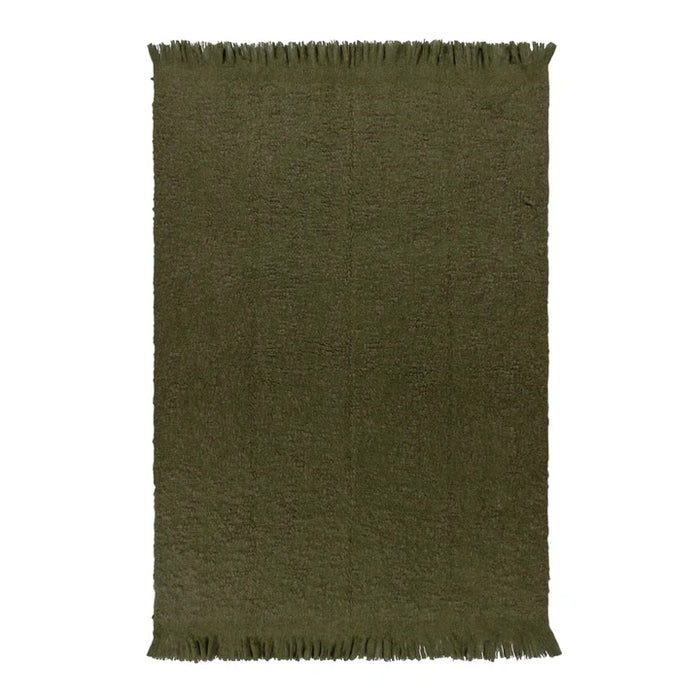 Ulsmere Throw, Plain, Lichen, Green ( Due Back In 01/02/2025 )