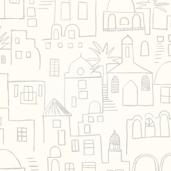 Teeny Santorini by Villa Nova Wallpaper