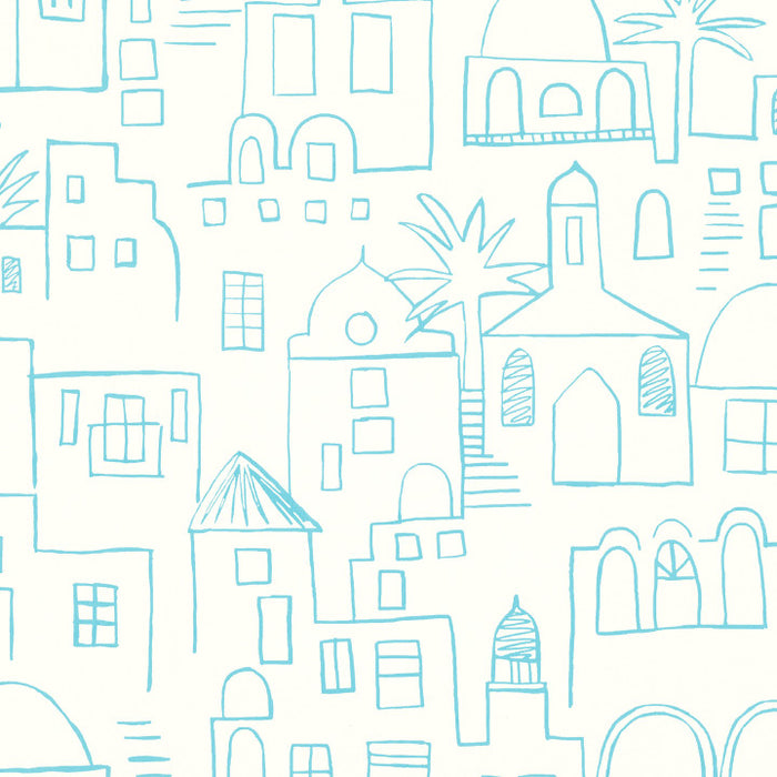 Teeny Santorini by Villa Nova Wallpaper