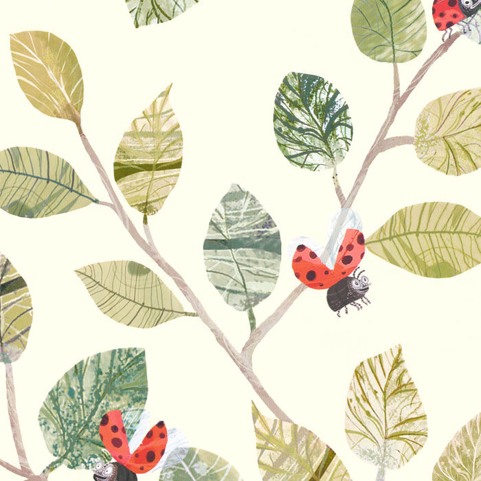 Ladybugs by Villa Nova Wallpaper