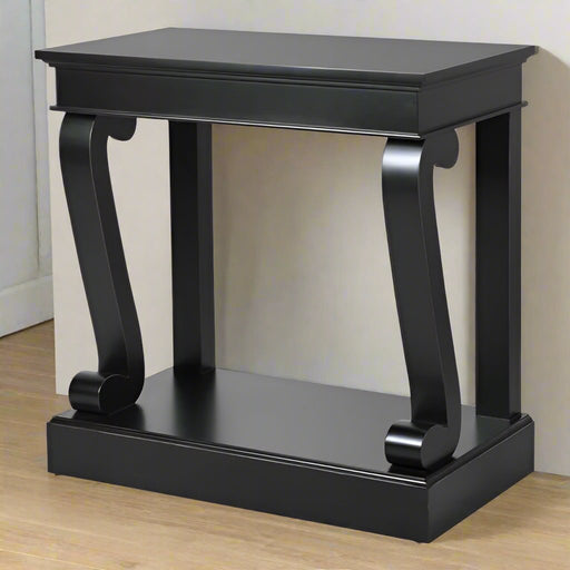 Black Fayence Console Table