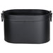 Black Log Bucket (52x31x30 cm)