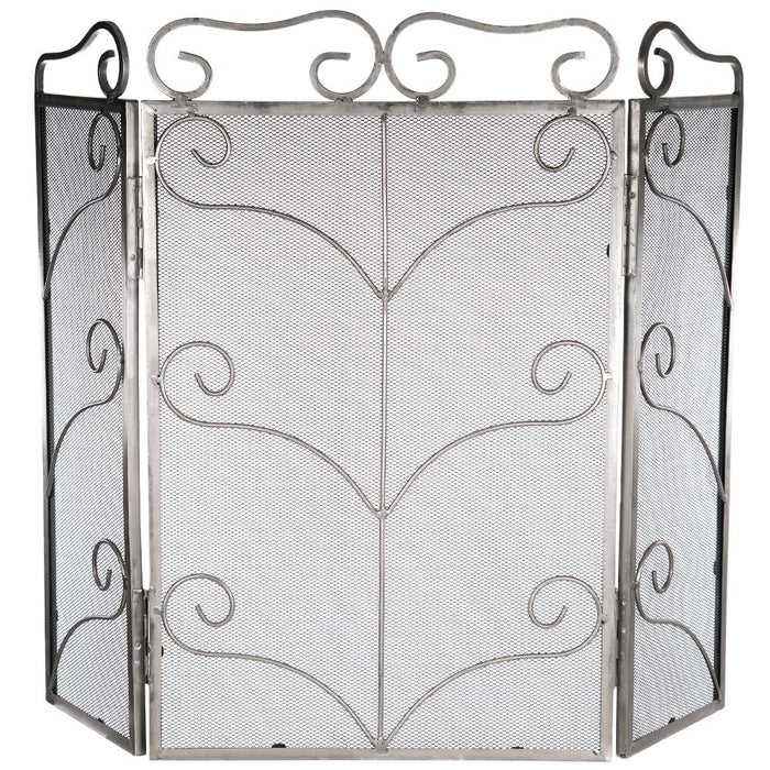 A/Q Pewter 3-Fold Firescreen (H20061) (49x22x72 cm)