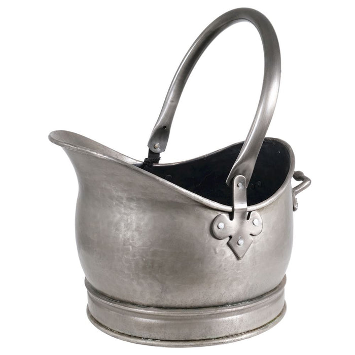 A/Q Pewter Medium Coal Bucket (26x35x40 cm)