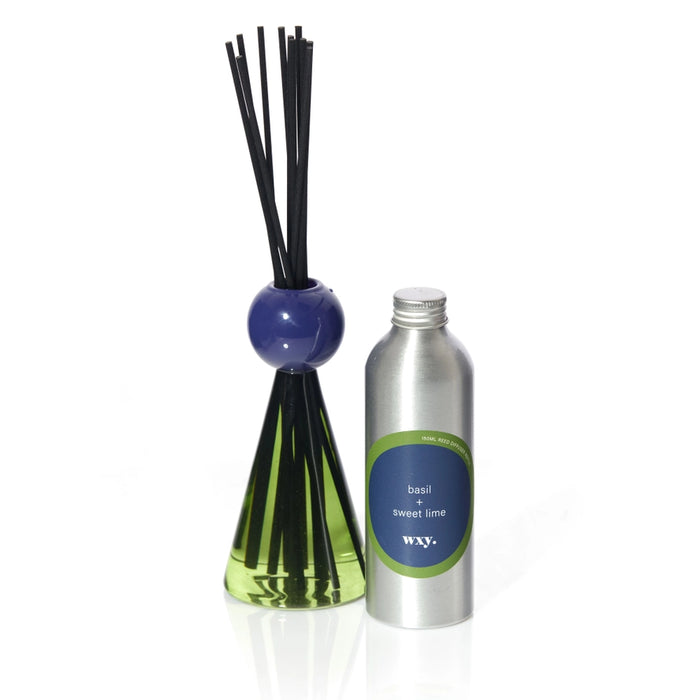 Reed Diffuser Refill - 70's Disco Home - Basil + Sweet Lime - 150ml - Wxy