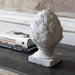 Dallas Decorative Artichoke, White Stone