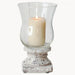 Dallas Candle Holders, Distressed Grey, Hurricane