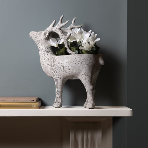 Dallas Bowl, Grey Stone, Deer 