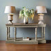 Dallas Table Lamps with Stone Urn Base and Grey Shade