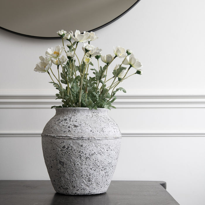 Dallas Vases, Grey Stone Urn