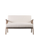 Missano 2-Seater Sofa in Natural Linen with Ash Wood Frame