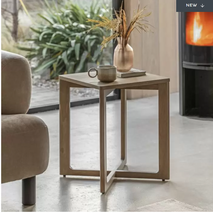 District Side Table, Grey Wash Oak