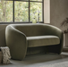 Florence 2 Seater Sofa in Moss Green Fabric