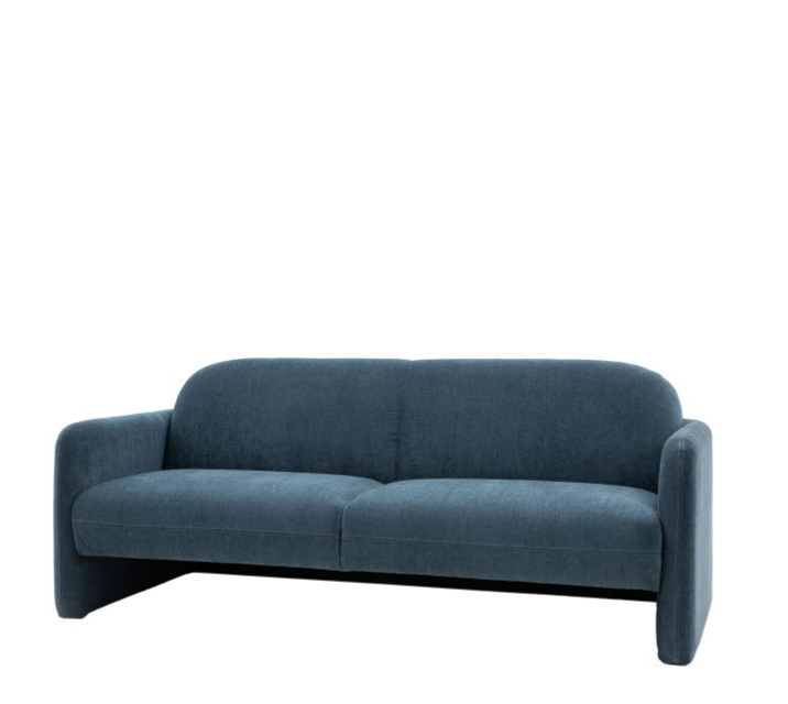 Brooklyn 3-Seater Sofa in Dusty Blue Fabric