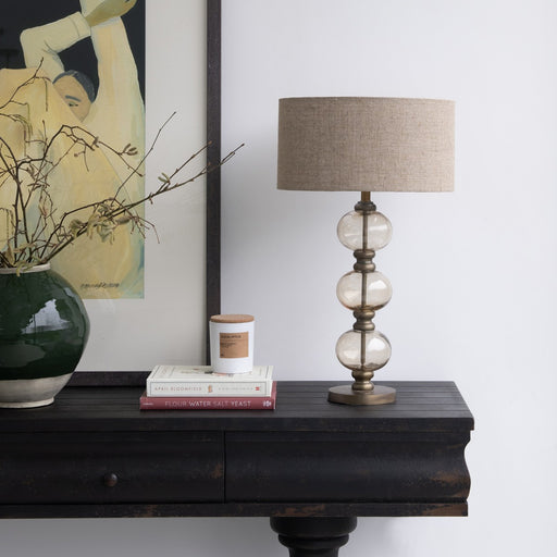 Harvard Bobble Table Lamps in Antique Gold