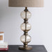 Harvard Bobble Table Lamps in Antique Gold