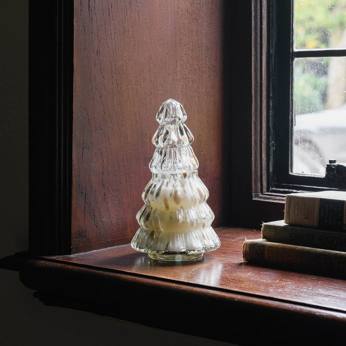 Harvard Tree Candle, Spotted, Glass, Christmas