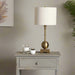 Luxury Derby Table Lamps - Brushed Gold Metal