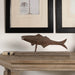 Riva Fish Sculpture, Natural Pine