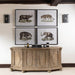 Riva Sideboard, Natural Pine, Four Door 