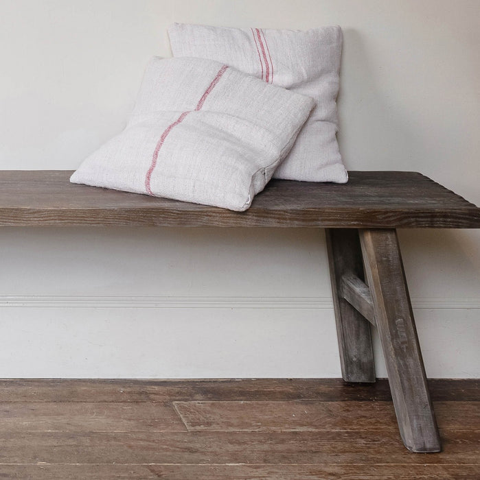 Riva Bench, Natural, Rustic Wood