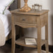 Riva Side Tables, Bedside, Natural Pine, Lower Shelf, Single Drawer