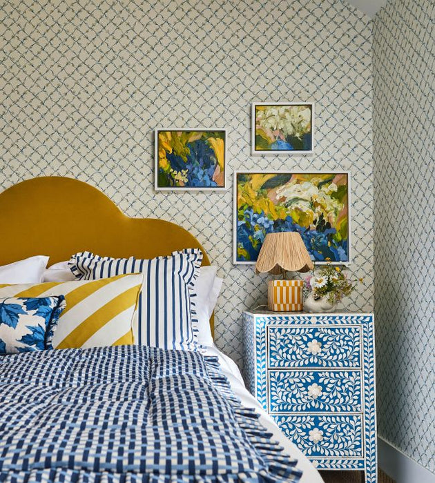 Daisy Trellis Wallpaper by Harlequin