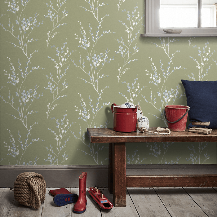 Laura Ashley Wallpaper - Pussy Willow