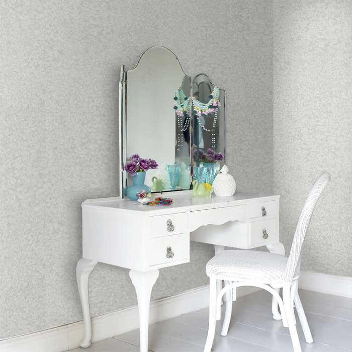 Zoffany Wallpaper - Kempshott - Weathered Stone Plain - Bluestone