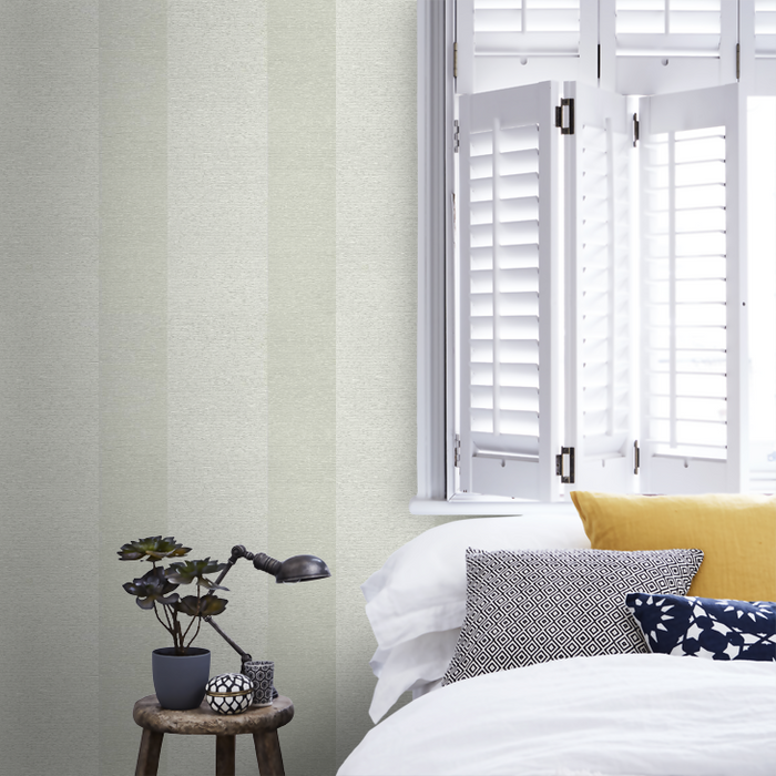 Zoffany Wallpaper - Folio - Ormonde Stripe - Silver