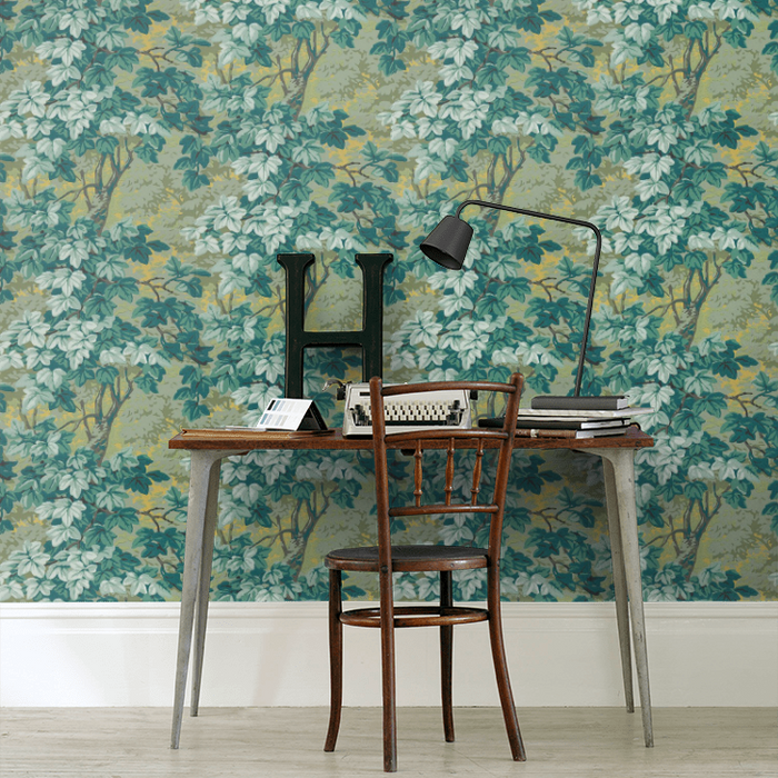 Zoffany Wallpaper - Darnley - Richmond Park - Evergreen