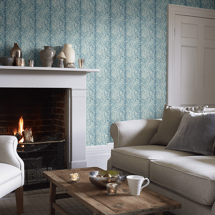 Clarke & Clarke X Breegan Jane Wallpaper Collection - Pokot - Denim